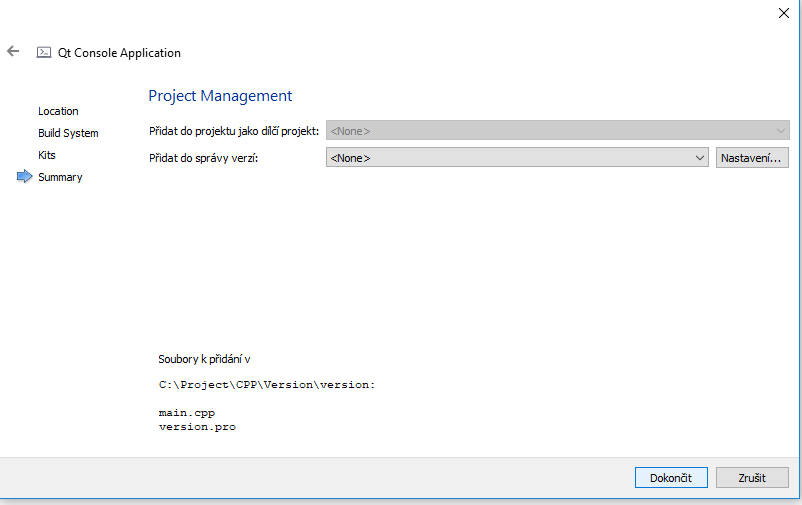 Správa verzí v Qt creatoru pro C++ - Qt - Okenní/formulářové aplikace v C++
