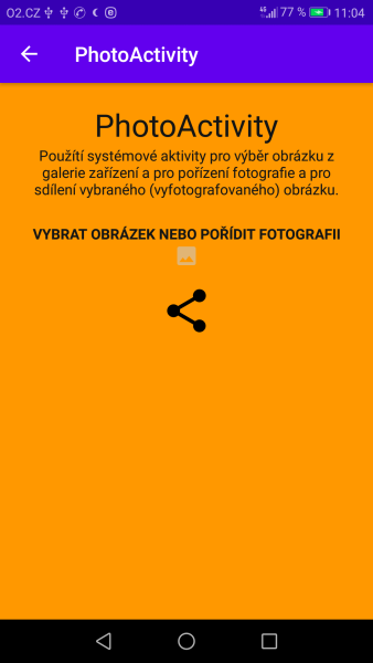 Android Intenty a aktivity