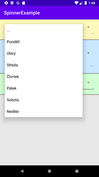 Vlastní vzhled Android komponent
