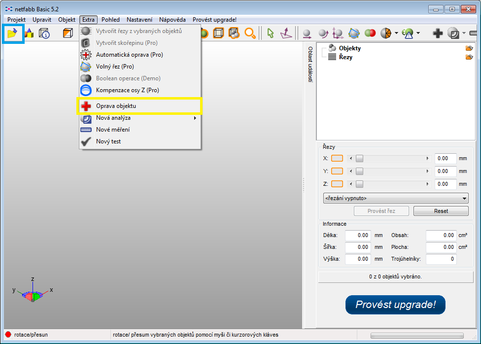 netfabb Basic - 3D tisk