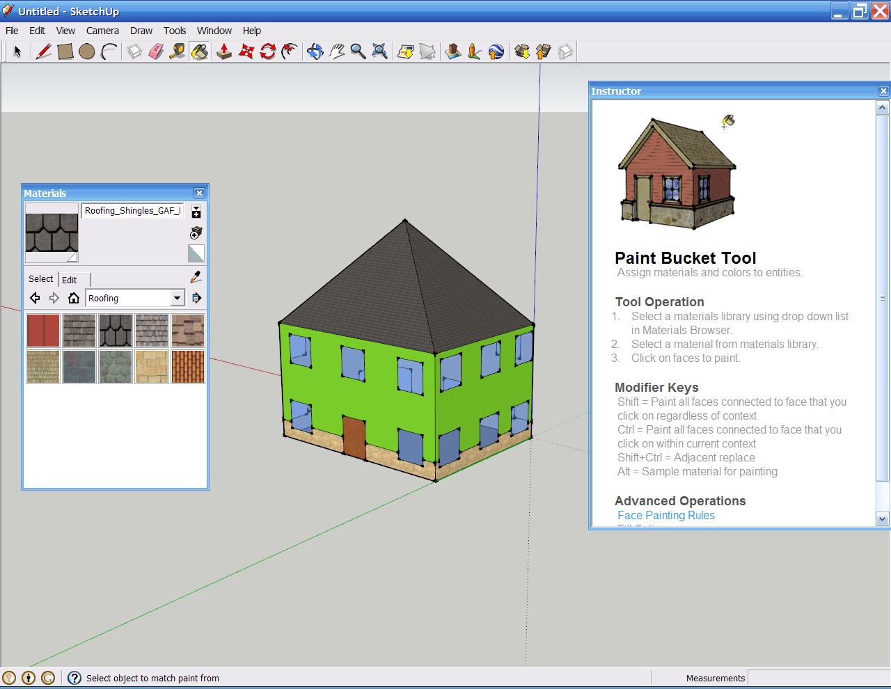 Finální výsledek - Google SketchUp