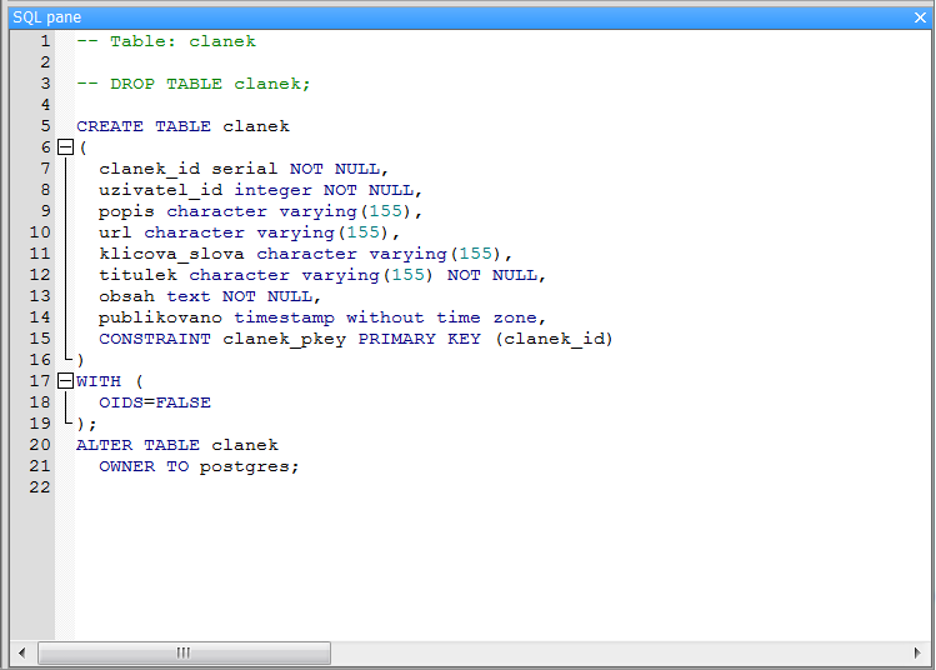 Postgres drop table if exists