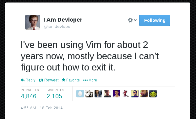Vtip – Editor VIM - Administrace VPS serverů