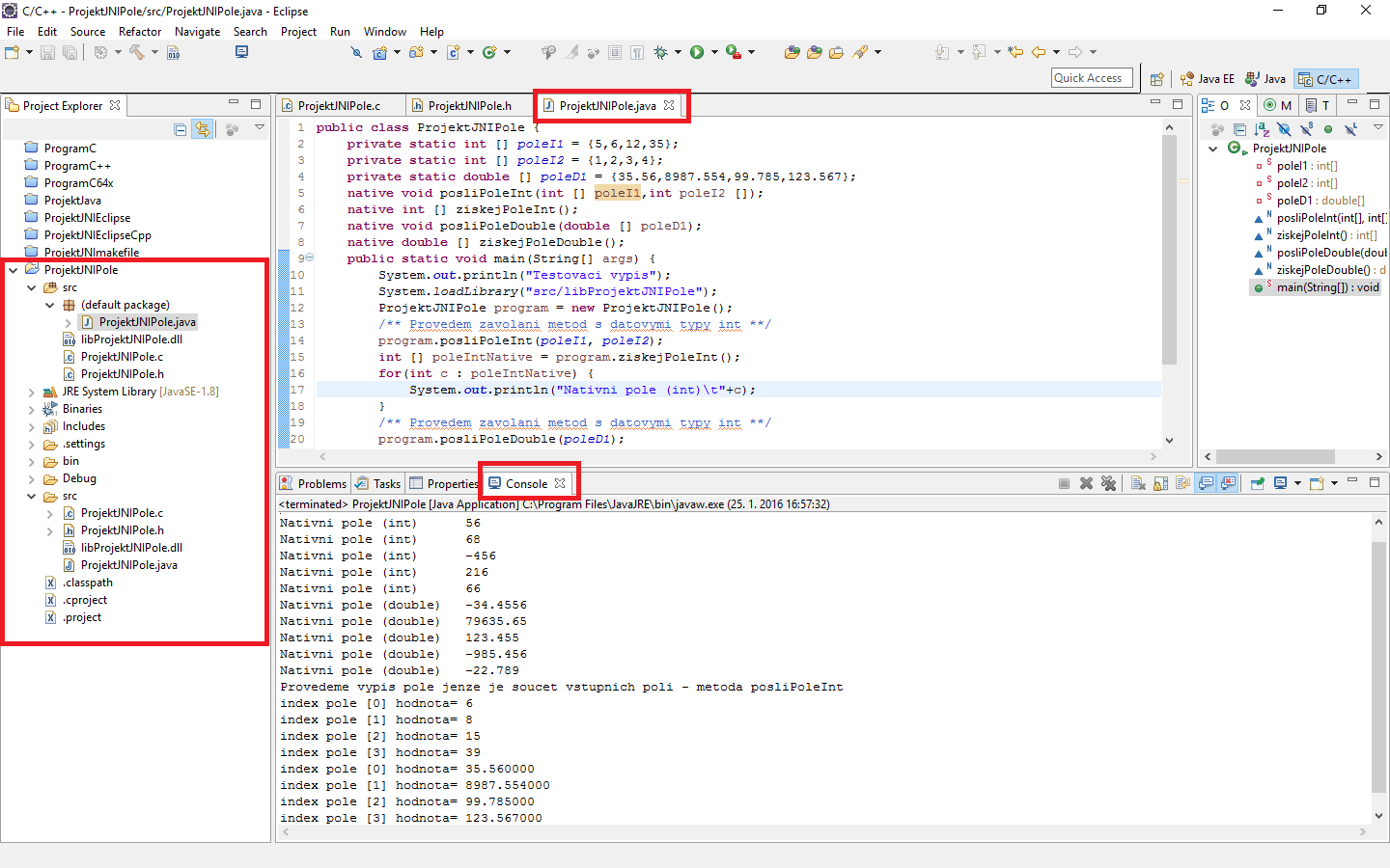 Spuštení DLL - JNI - Java Native Interface