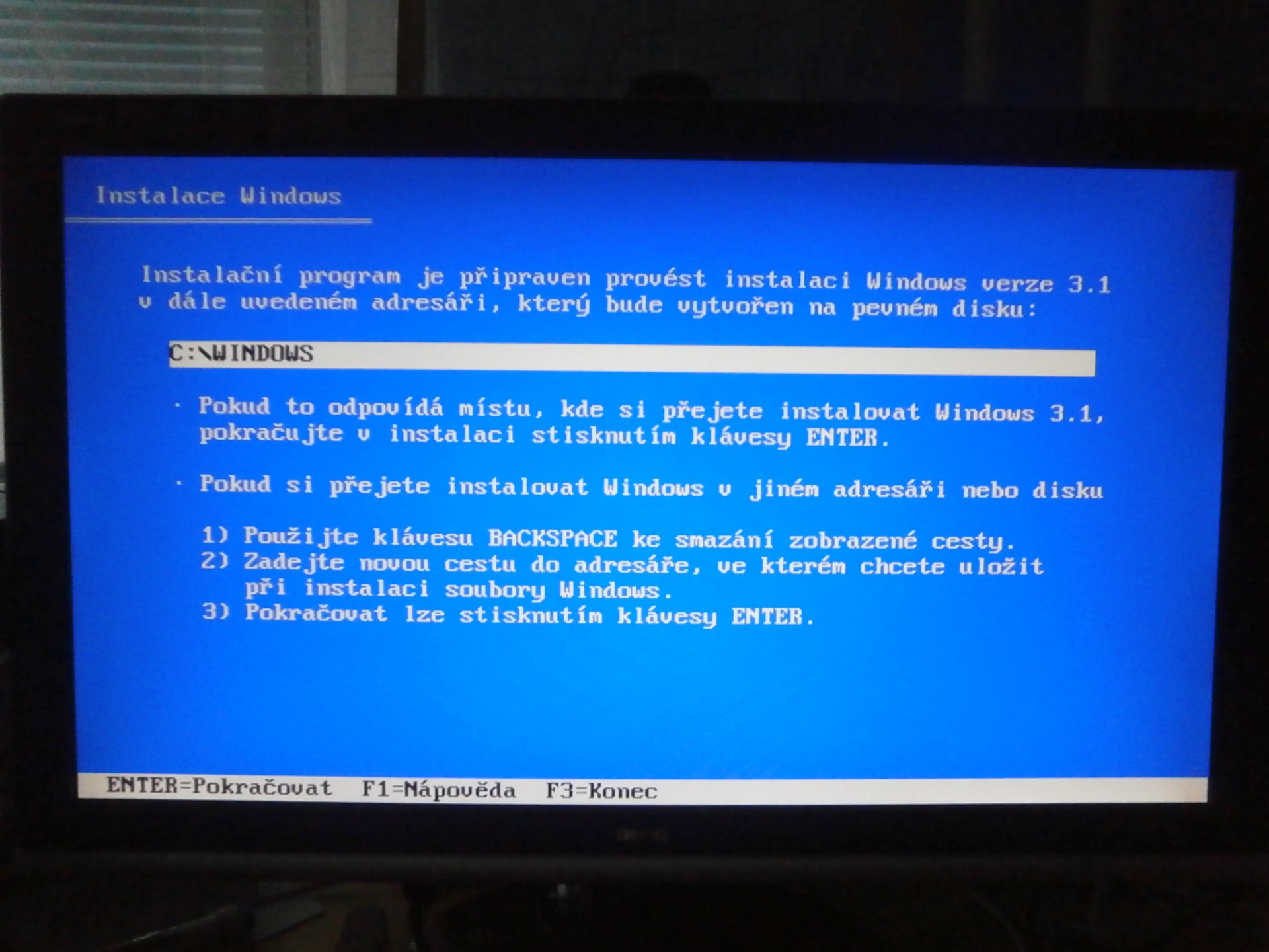 Instalace Windows 3.11 - Historie Windows