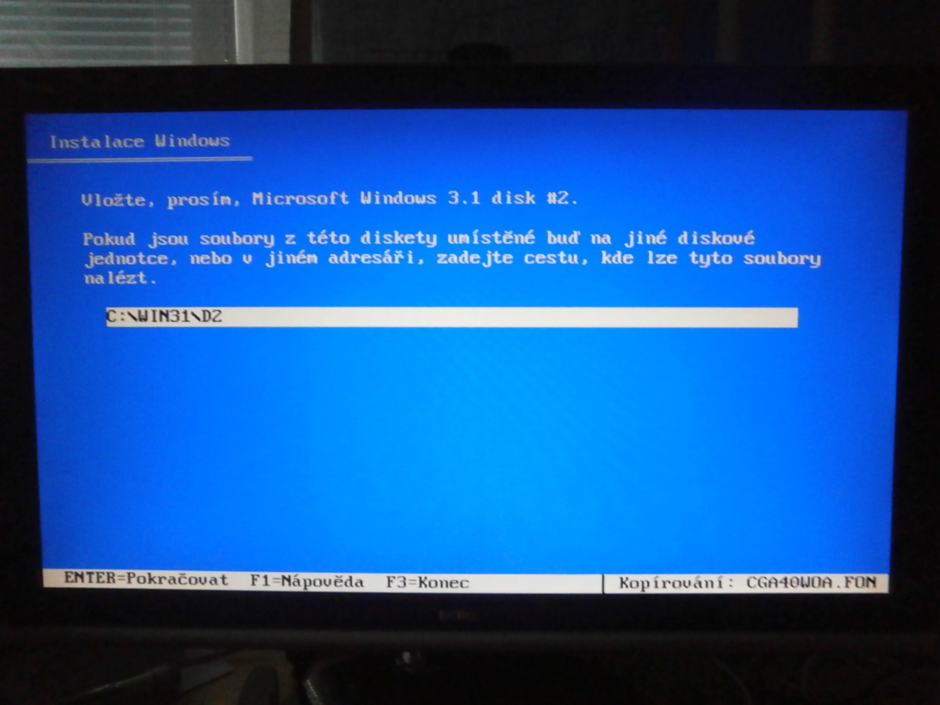 Instalace Windows 3.11 - Historie Windows