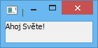 Hello world formulářová aplikace v Pythonu pomocí PyQt - PyQt - Okenní aplikace v Pythonu