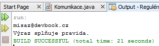 Regulérní výraz ověřující platnost emailu v Javě - Objektově orientované programování v Javě