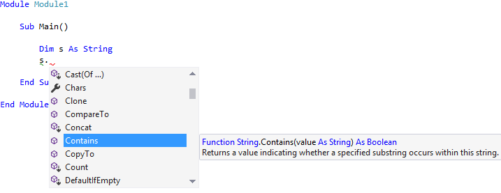 Metody na textovém řetězci String ve Visual Studio - Základní konstrukce jazyka Visual Basic (VB.NET)