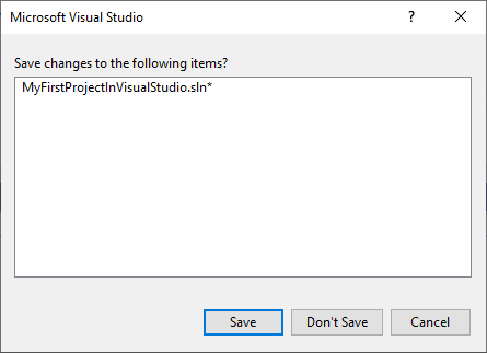 Visual Studio - Pokročilá práce