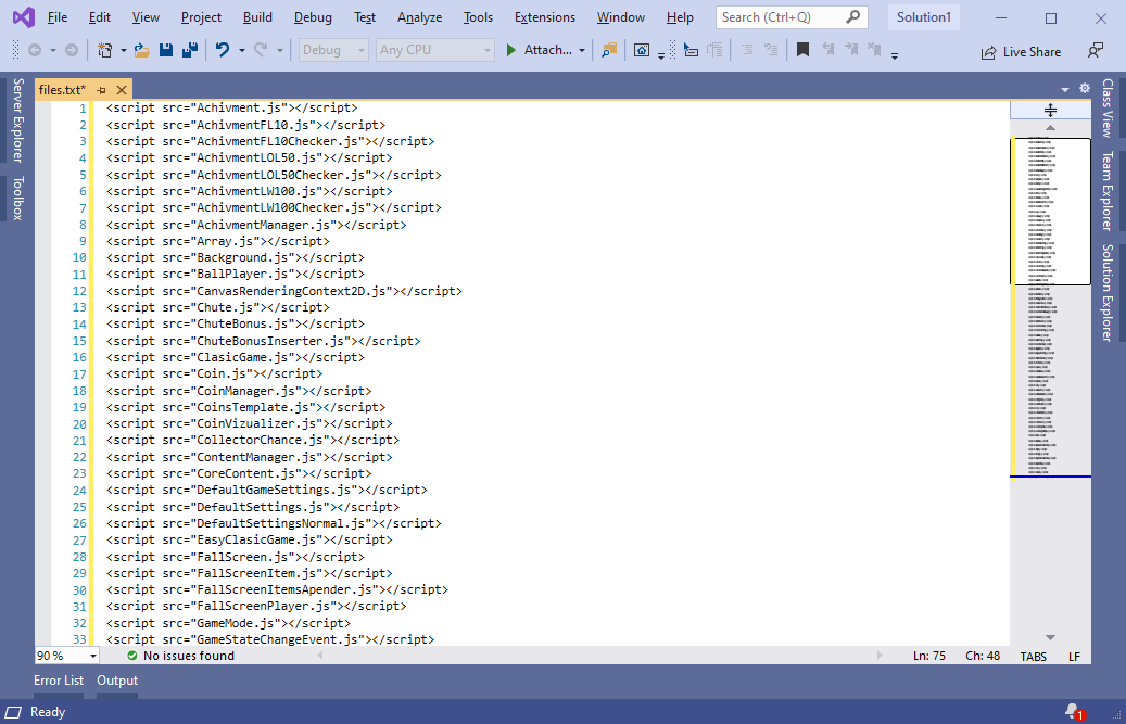 Visual Studio - Pokročilá práce