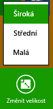 Možnost široké dlaždice - Tvorba Windows 8 store aplikací v JavaScriptu