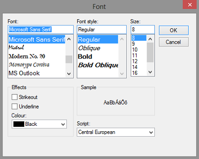 C# .NET FontDialog - Windows Forms - Okenní aplikace v C# .NET