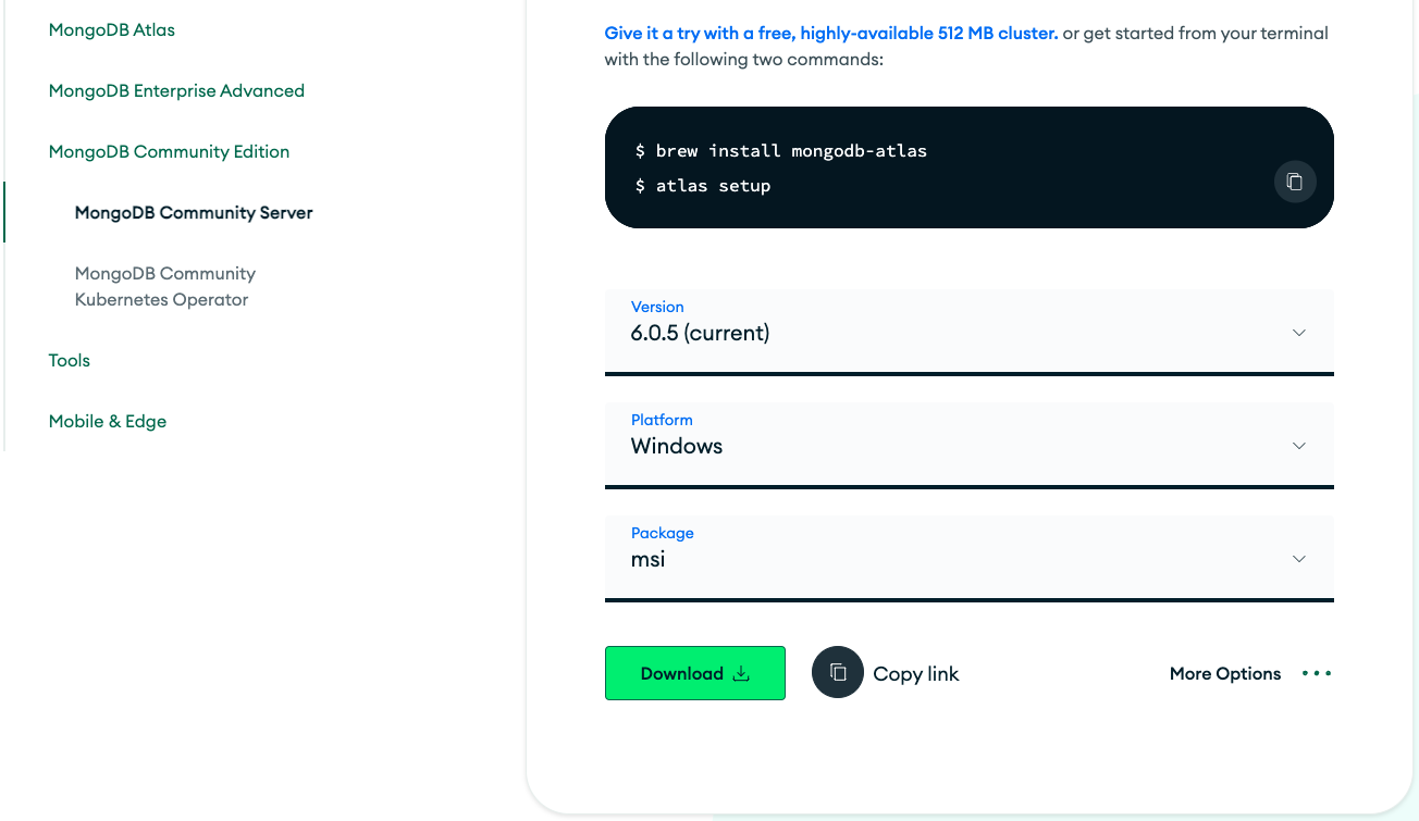 Tutoriál MongoDB databáze - Node.js - Serverový JavaScript