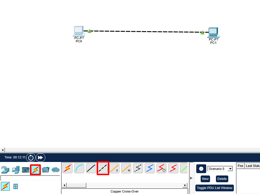 PC to PC wire - Provoz počítačových sítí