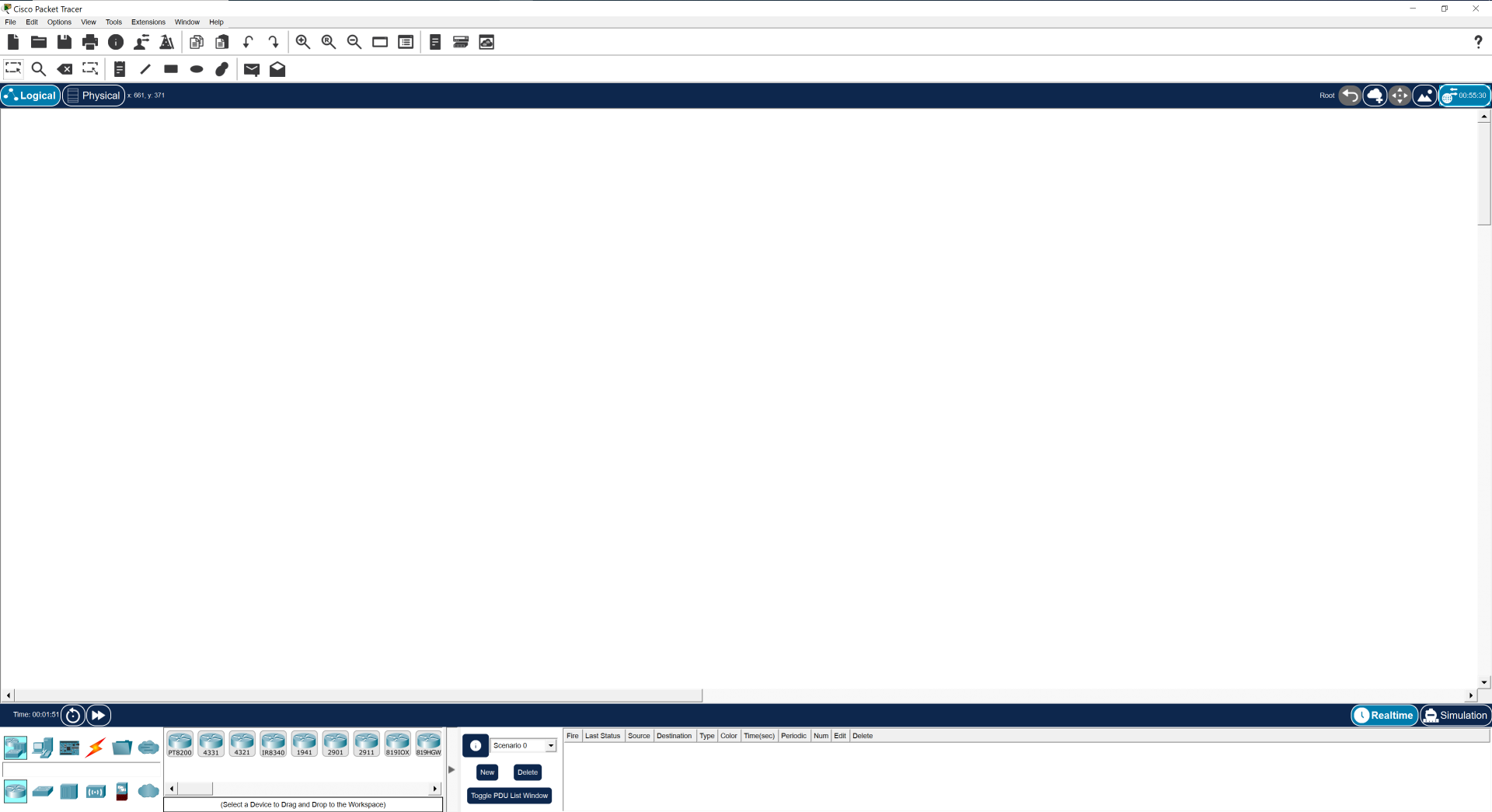 Otevření aplikace - Provoz počítačových sítí