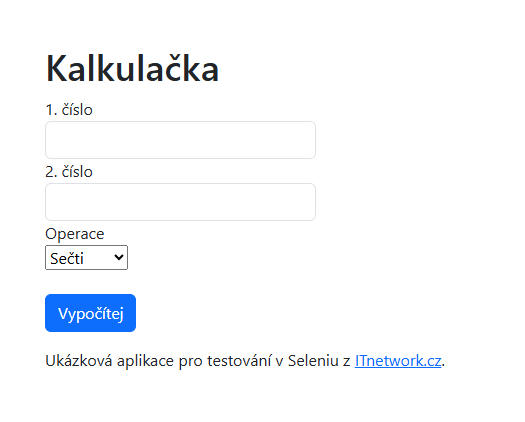 Hotová webová kalkulačka v ASP.NET Core MVC - Testování v C# .NET