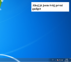 Jak si vytvořit vlastní Gadget pro Windows 7 nebo Vista