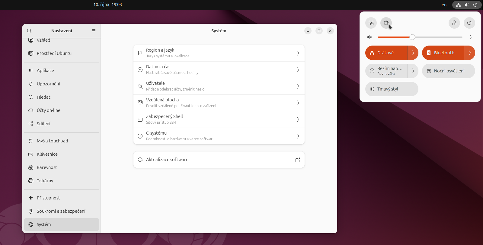Nastavení systému v Linux Ubuntu - Základy Linuxu