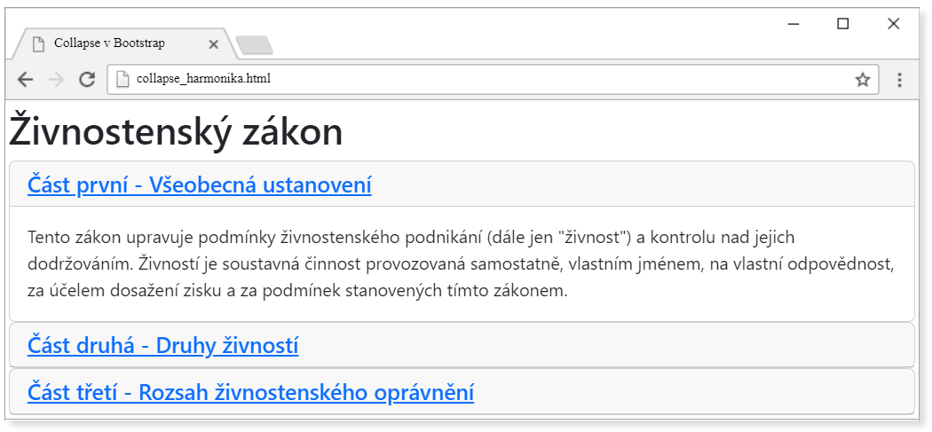 Lekce 1 - Úvod do CSS frameworku Bootstrap