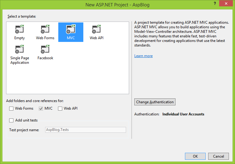 Template v ASP.NET MVC - Základy ASP.NET MVC