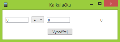 Kalkulačka v VB.NET WPF - Okenní aplikace ve VB.NET WPF