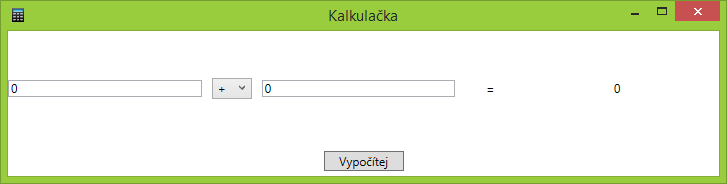 Kalkulačka v VB.NET WPF - Okenní aplikace ve VB.NET WPF