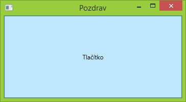 Tlačítko ve WPF aplikaci v VB.NET - Okenní aplikace ve VB.NET WPF