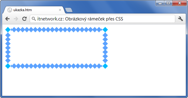 Ukázka obrázkového rámečku přes CSS - Rámeček - CSS vlastnosti