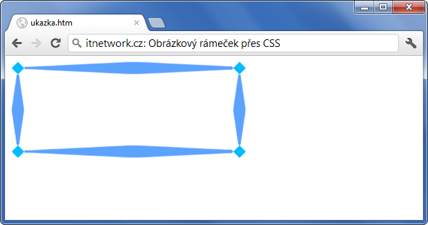 Ukázka obrázkového rámečku přes CSS - Rámeček - CSS vlastnosti