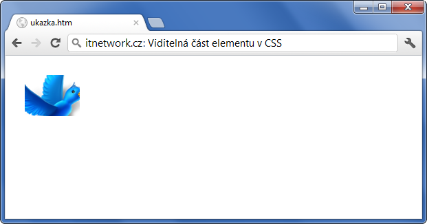 Ukázka nastavení viditelné části elementu v CSS - Pozicování a velikost - CSS vlastnosti