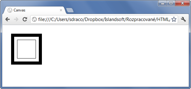 Ukázka použití HTML 5 tagu canvas k jednoduchému kreslení přes JavaScript - Multimédia - Český HTML 5 manuál