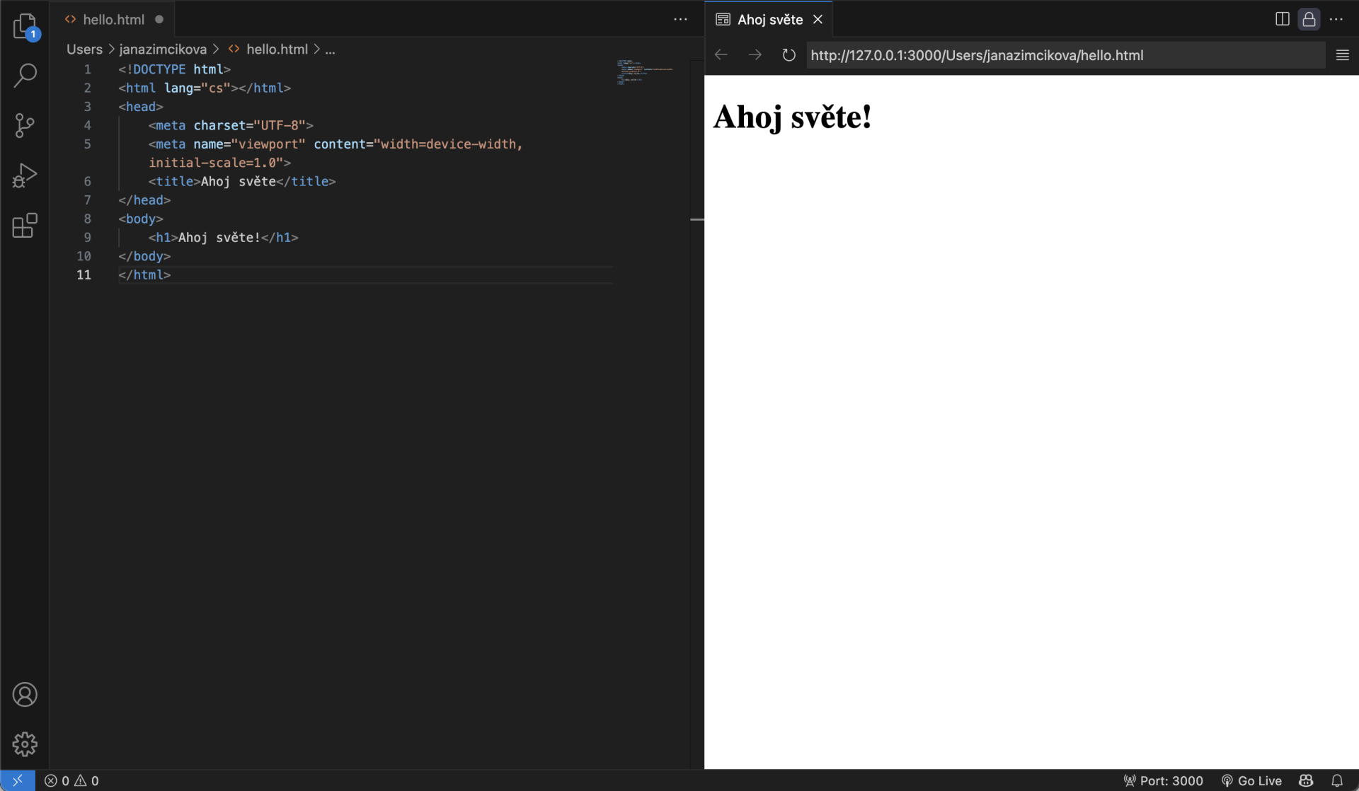 Live Preview - Moderní webdesign