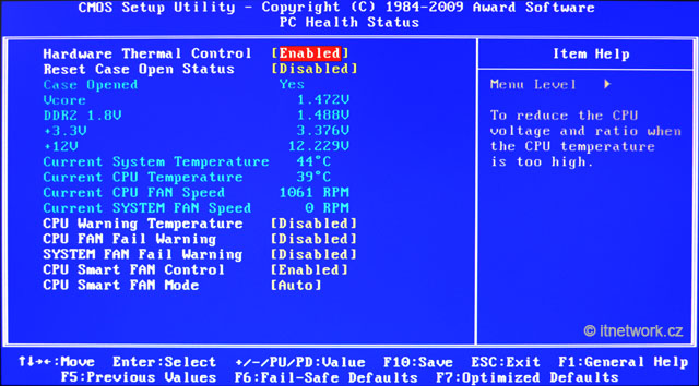 Health utility BIOSu - Stavíme si počítač