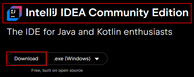 Stáhnutí Community Edition - Základní konstrukce jazyka Java