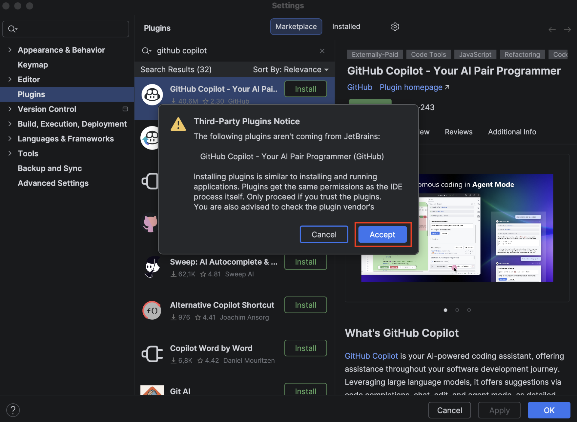 Instalace GitHub Copilota v IntelliJ IDEA. - Základní konstrukce jazyka Java