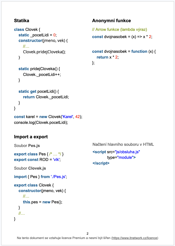Objektově orientované programování v JavaScriptu