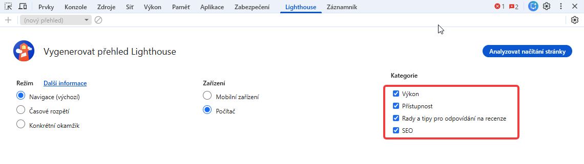 Kontrola stránky v Chrome DevTools - Jak psát moderní web (HTML a CSS)