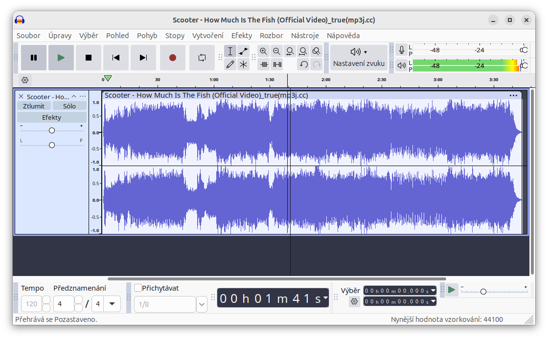 Audacity v Ubuntu - Základy Linuxu