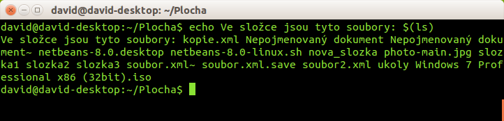 Expanze příkazu v Linuxu - Základy Linuxu