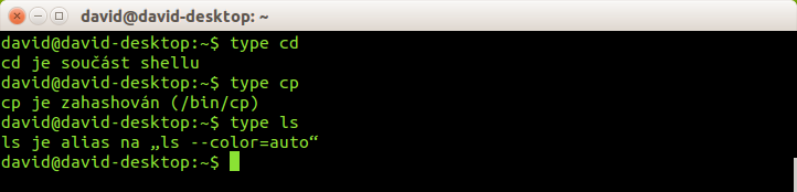 Příkaz type pro zjištění typu příkazu v Bash - Základy Linuxu