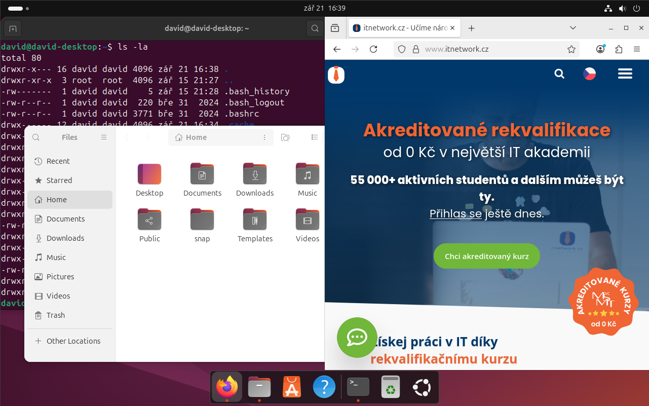 Ubuntu 22 - Základy Linuxu