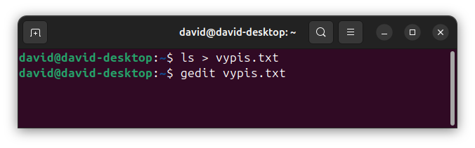Přesměrování výstupu v Bash - Základy Linuxu