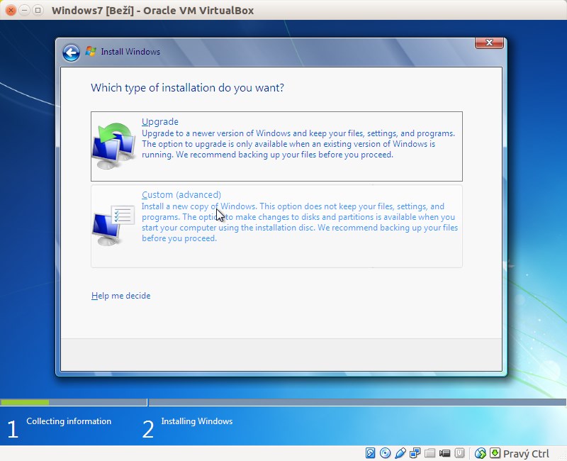 Instalace Windows do VirtualBox - Základy Linuxu