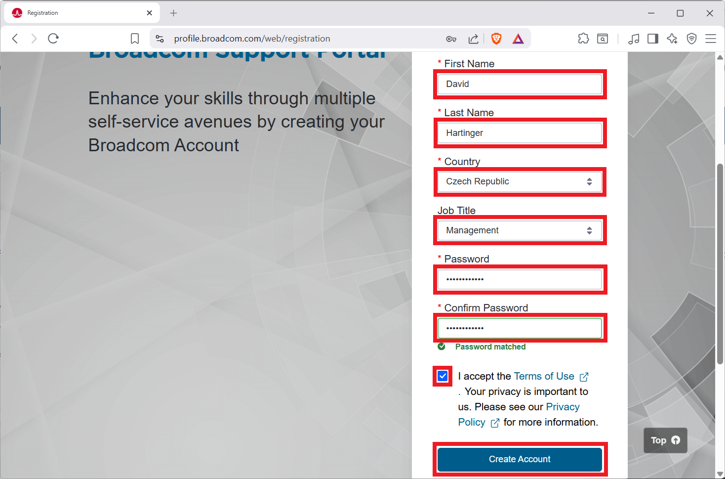 Vyplníme své osobní údaje - Základy Windows