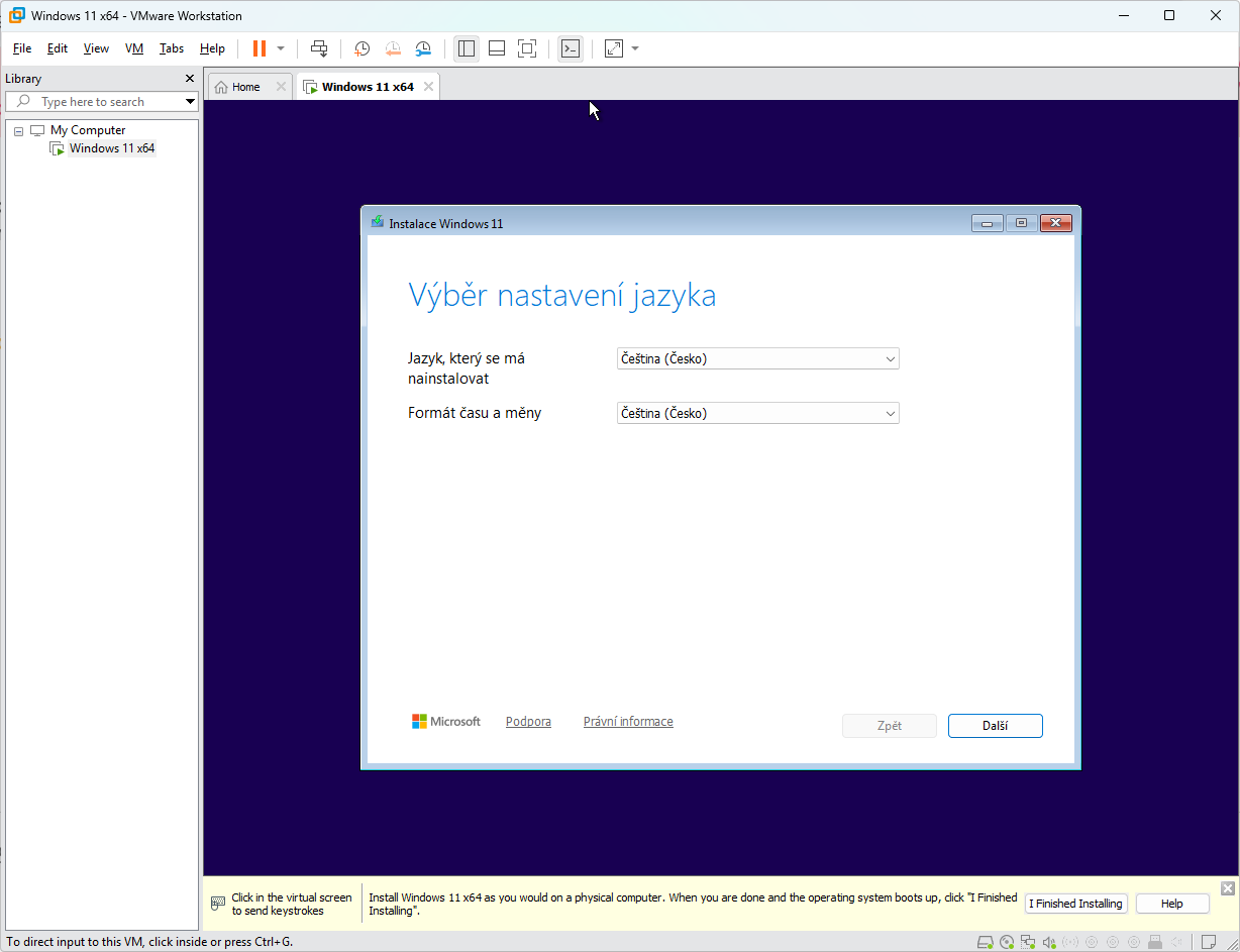 Instalace Windows do VMware - Základy Windows