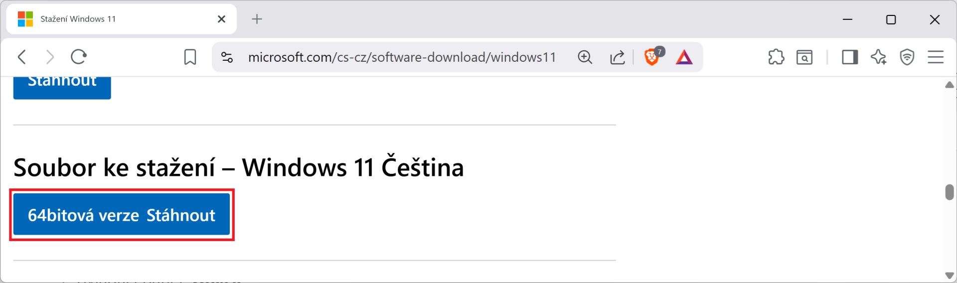 Stažení souboru iso Windows - Základy Windows