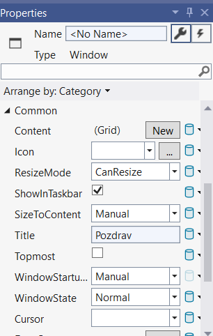 okno pro zadání title wpf - WPF - Okenní aplikace v C# .NET