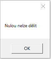 message box - WPF - Okenní aplikace v C# .NET