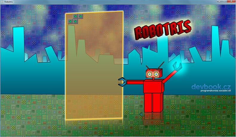 Ukázkový tetris Robotris v XNA - Od nuly k tetrisu v MonoGame